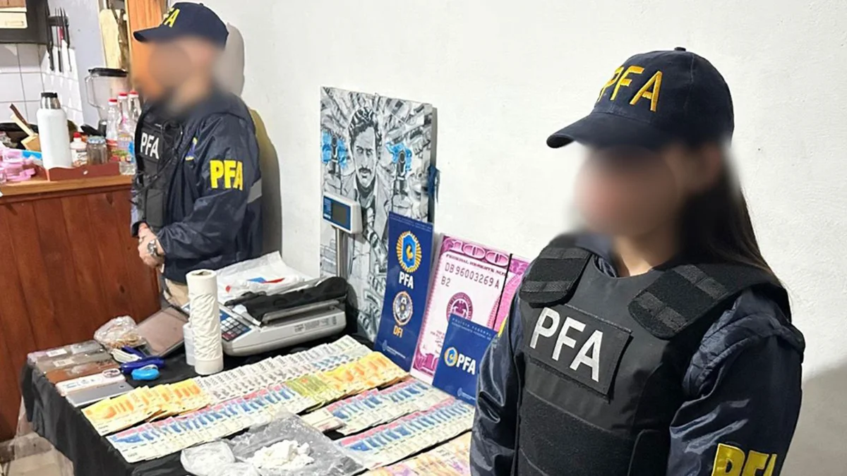 Golpe a una banda del Clan Cantero en Rosario: 9 detenidos y más de 370 dosis de droga secuestradas