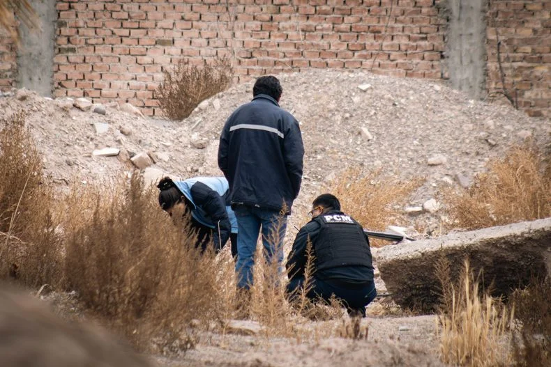 Se investiga el femicidio de una mujer en un descampado de Las Heras.