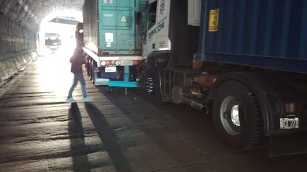 Otro choque en el Paso a Chile: piden precaución