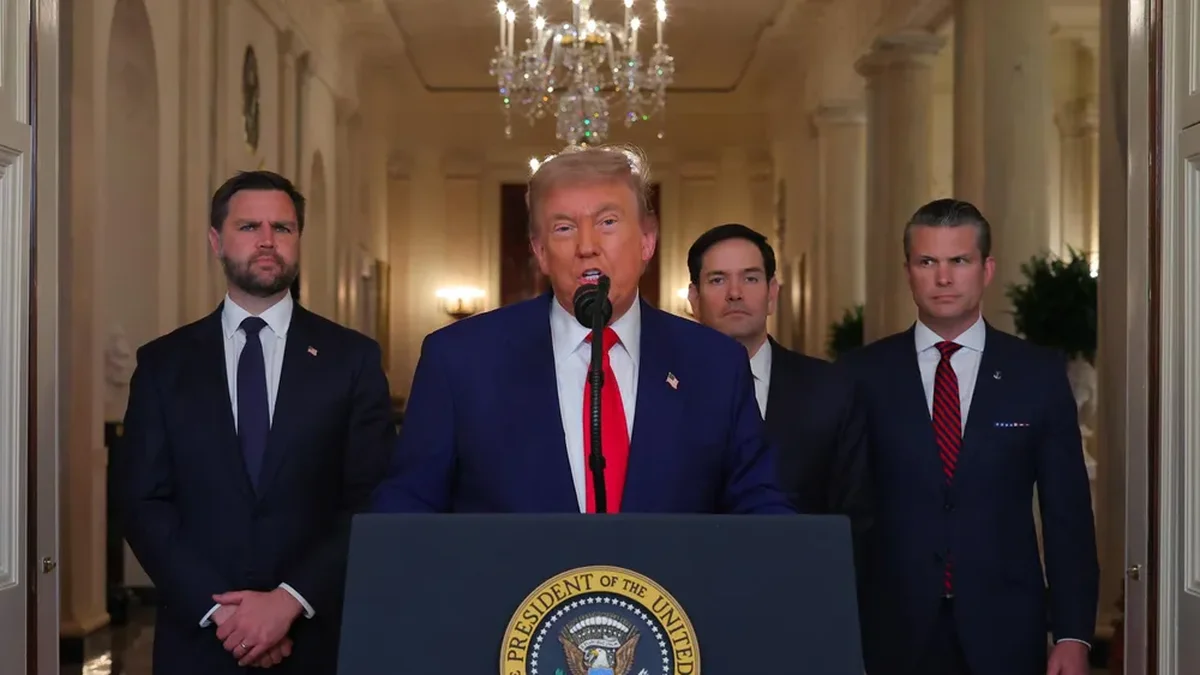 Donald Trump advirtió a Irán de nuevos ataques si reconstruyen las bases nucleares