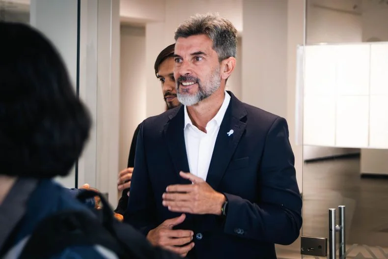 Ulpiano Suárez, intendente de la Ciudad de Mendoza, cómodo en las preferencias de una reciente encuesta. 