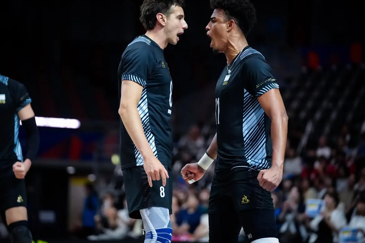 Vóley: Argentina perdió con Cuba en tiebreak