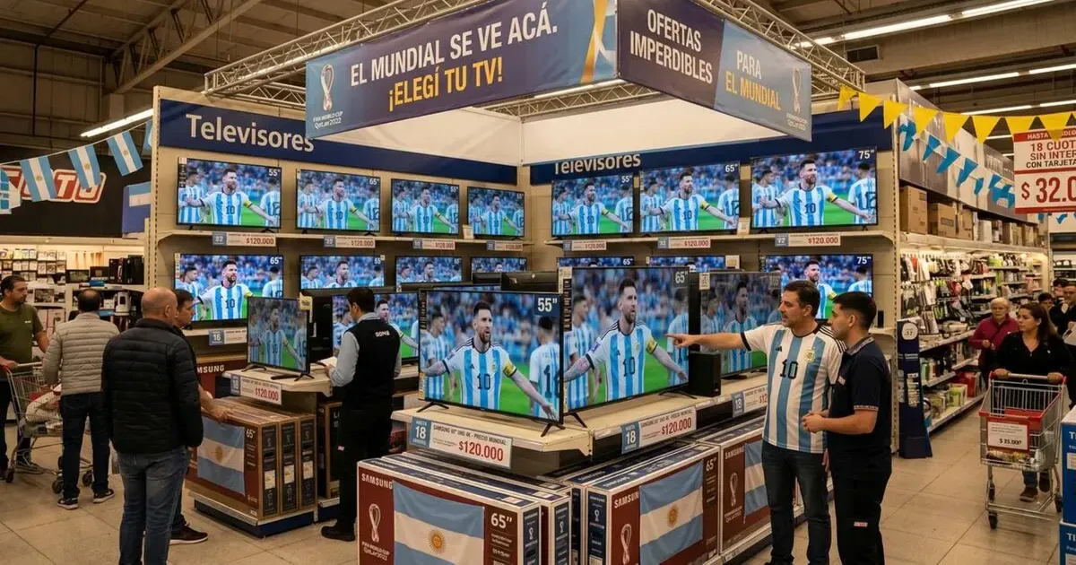 Mundial 2026: los argentinos compraron menos televisores