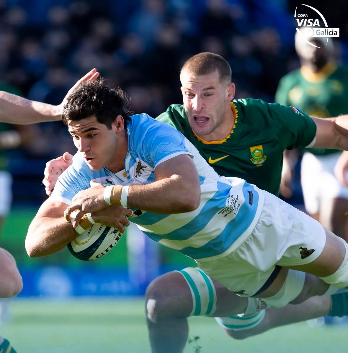 Los Pumas cayeron 17-10 ante Sudáfrica en Vélez