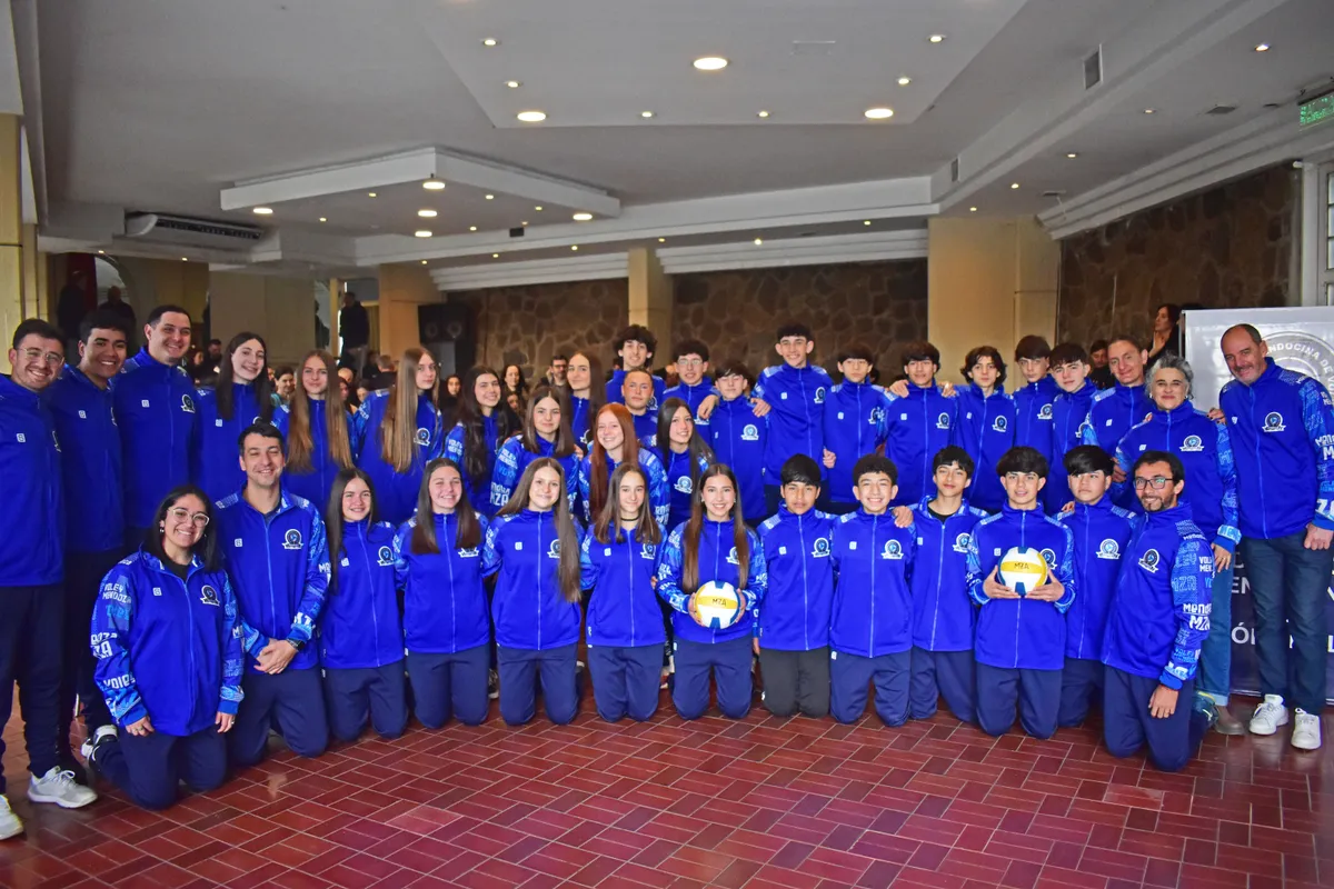 Vóley: Mendoza presentó a las selecciones sub14