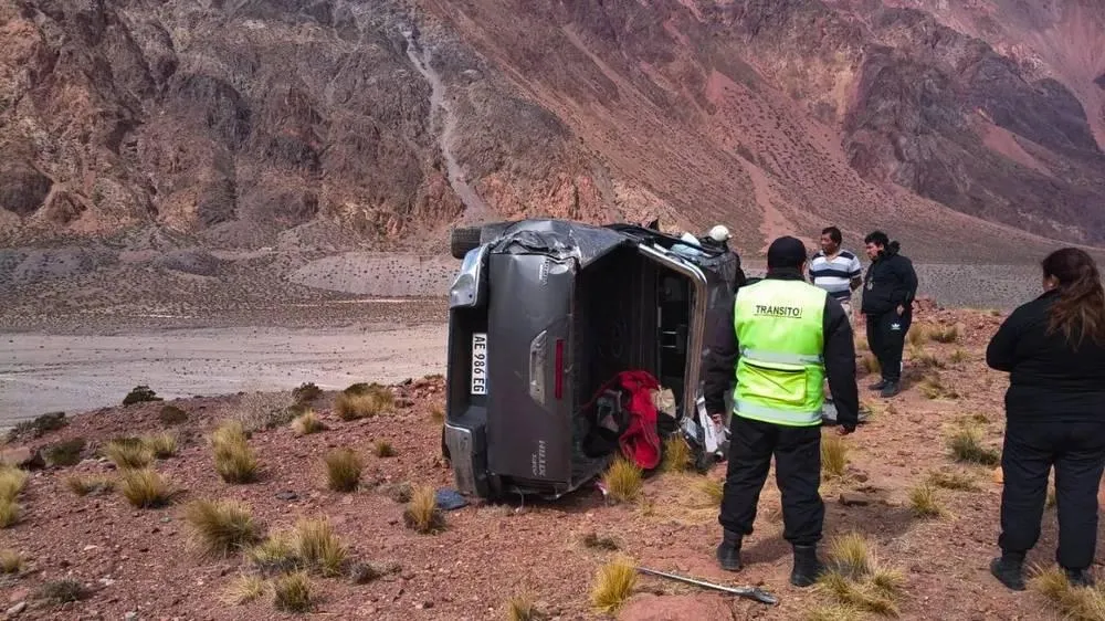 Hombre de 61 años herido por vuelcon en Ruta Nacional 7