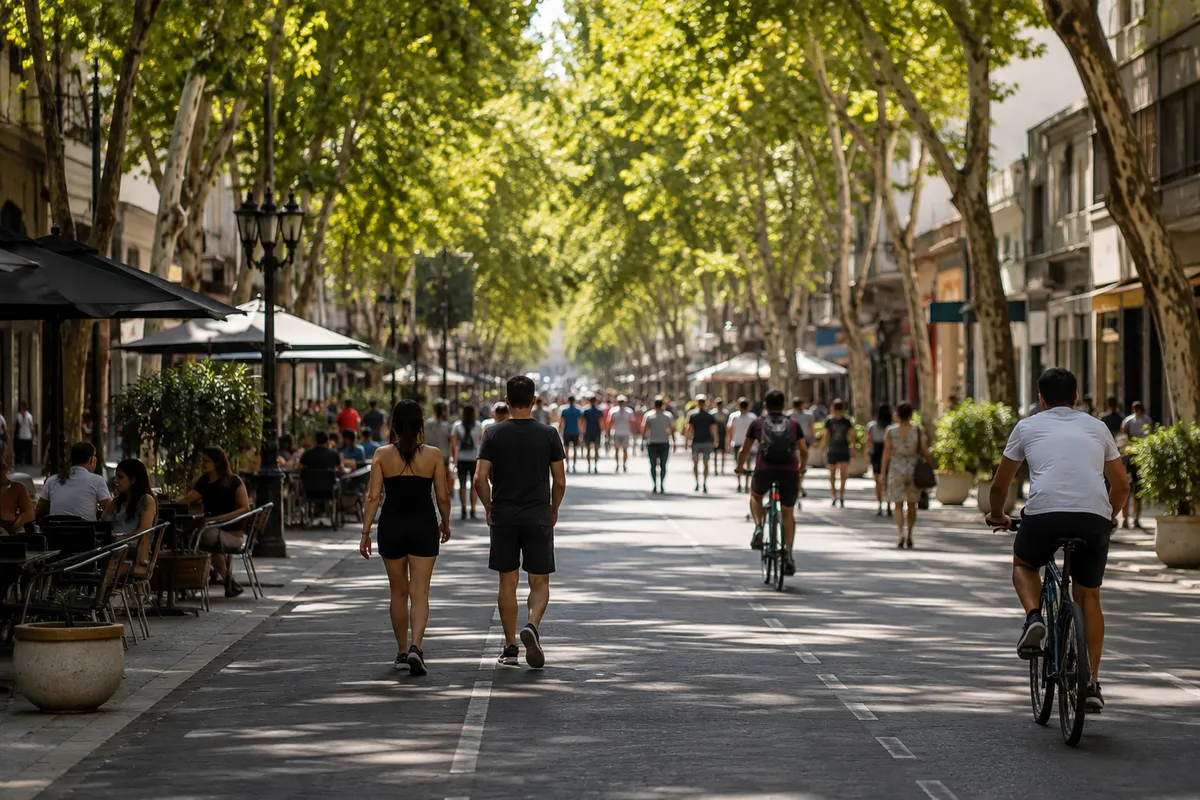 El proyecto que busca transformar las calles en peatonal