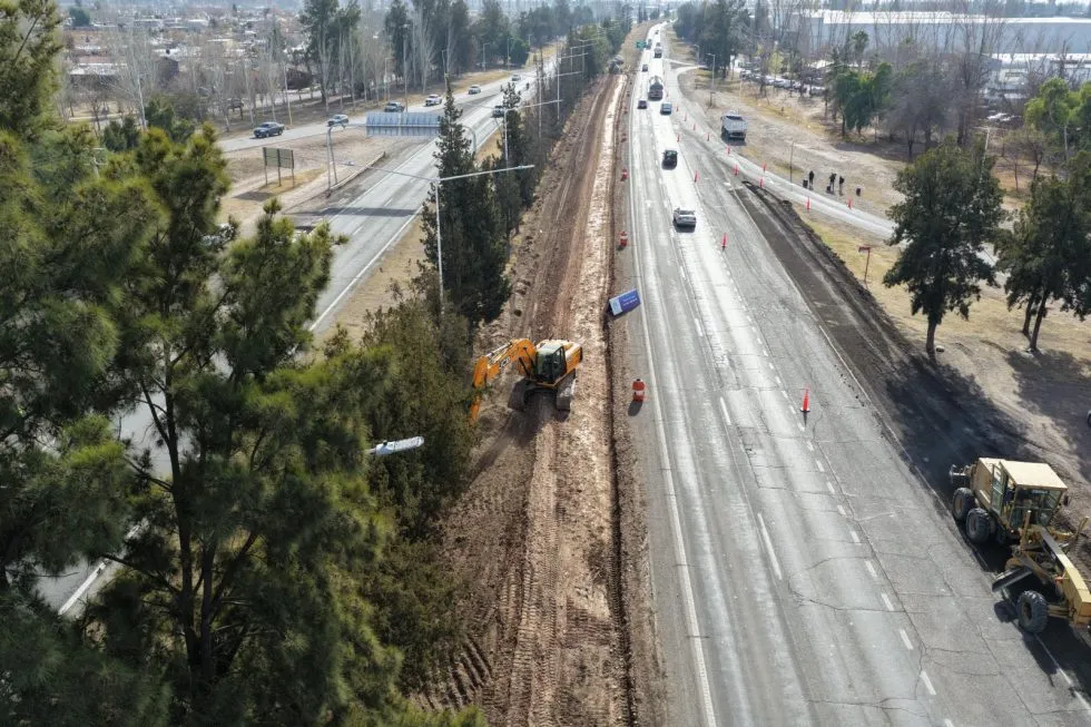 Cambia el tránsito en el Acceso Sur por el avance de las obras