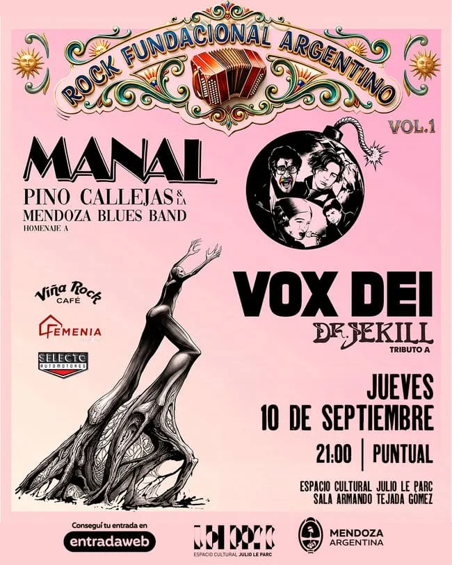 Cita con la historia: Homenaje a Manal y Vox Dei en Le Parc