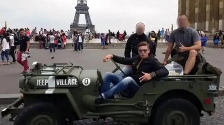 Juicio Aramburu Loïk Le Priol posando con anteojos de sol