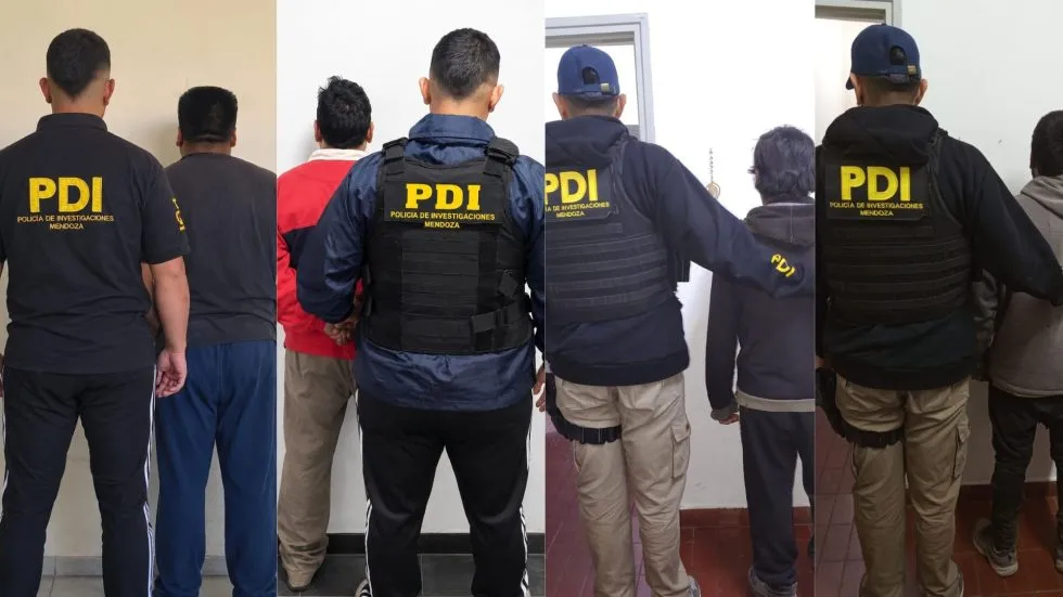 Cinco departamentos de Mendoza fueron allanados y secuestraron un arsenal