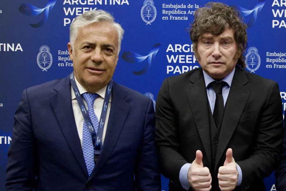 Alfredo Cornejo respaldó a Milei desde París y puso a Mendoza en el centro de la agenda de inversiones